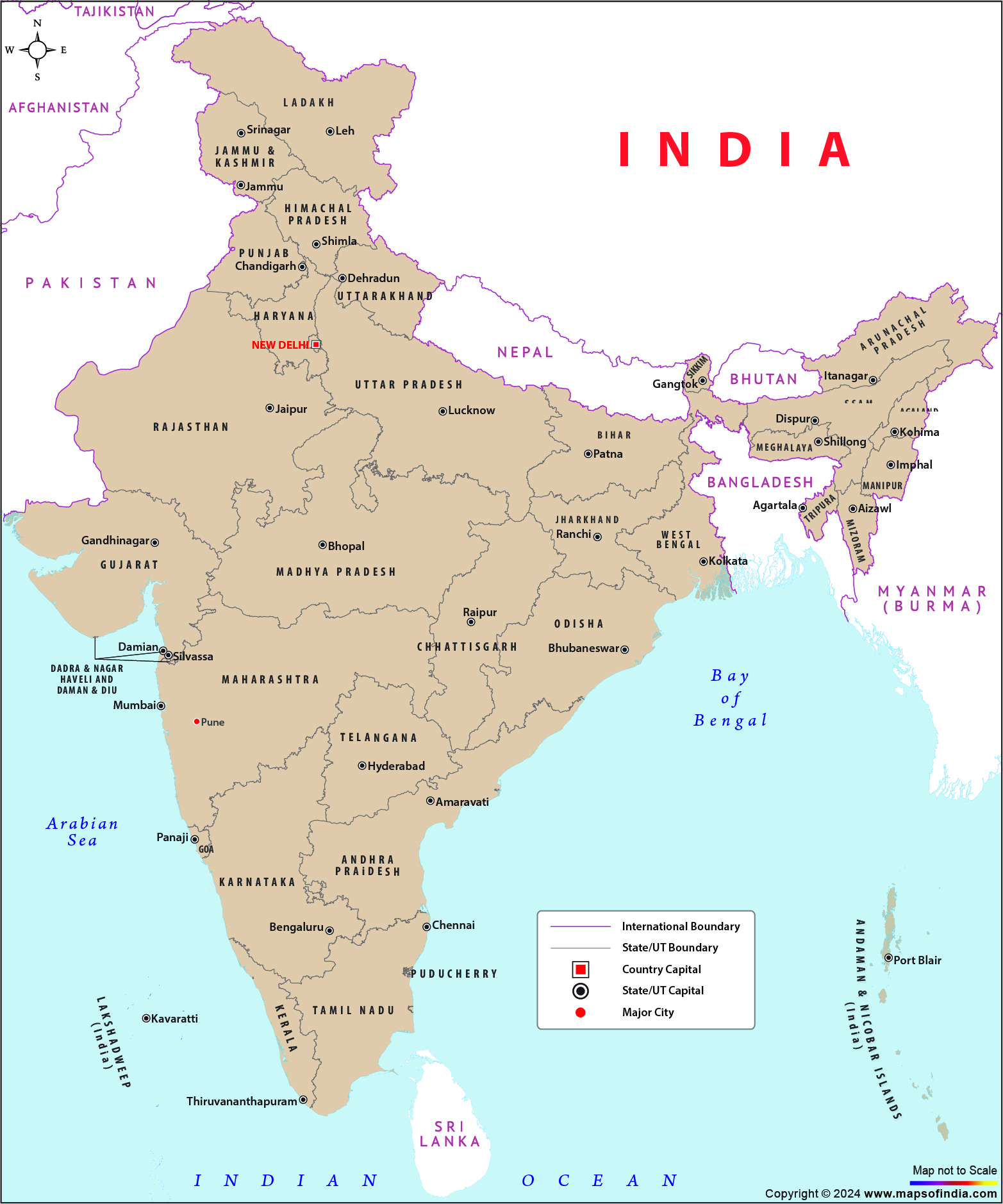 Maps of India Automobiles